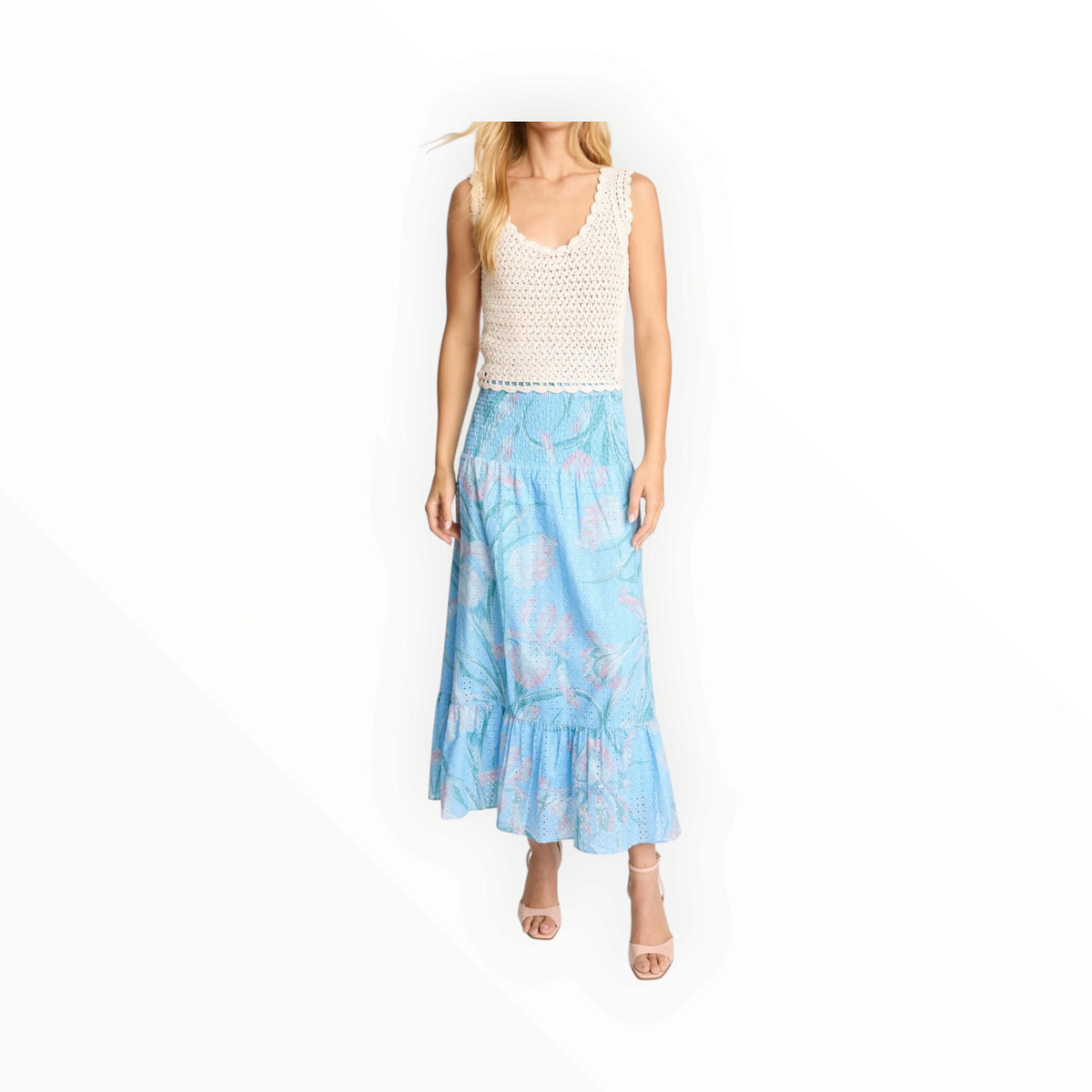 Caballero Nori Top - Peach Dust
