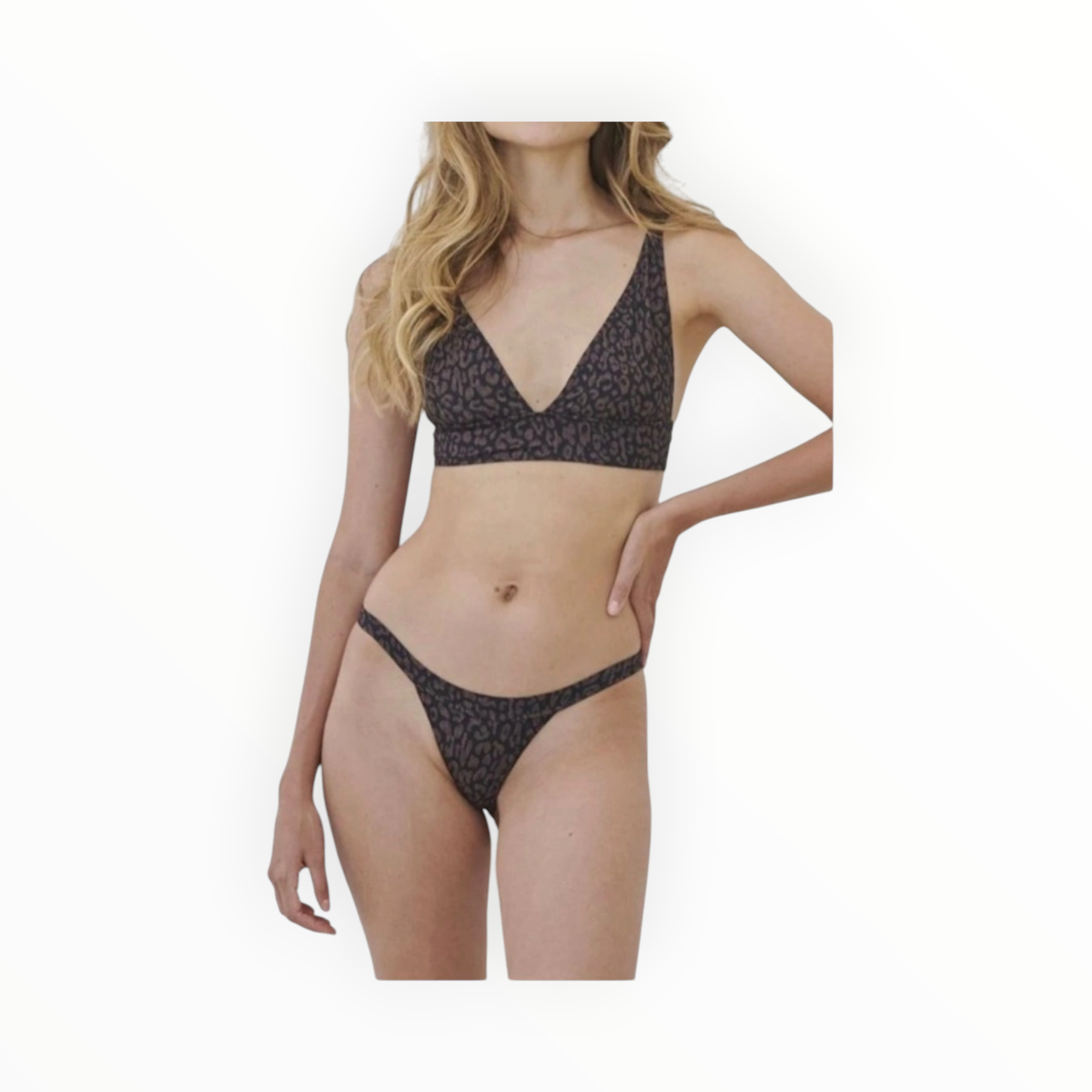 Laya Swim Queen Top - Leopard