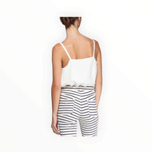 Vilagallo Vilagallo Zina Crepe Camisole - White/Gold