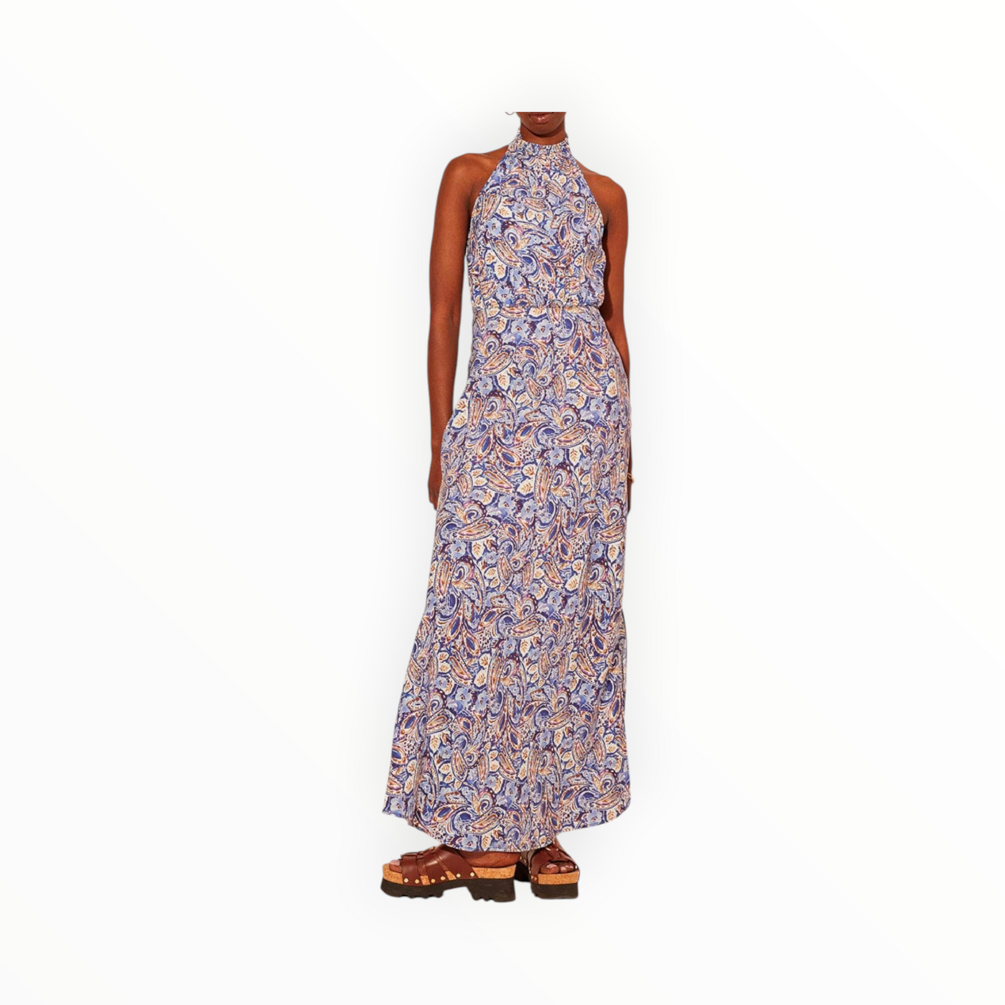 Kivari Dakota Watercolor Paisley Dress