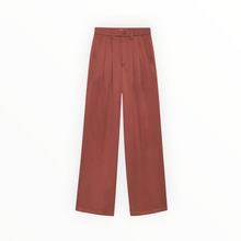 Anine Bing Carrie Silk Trousers - Terracotta