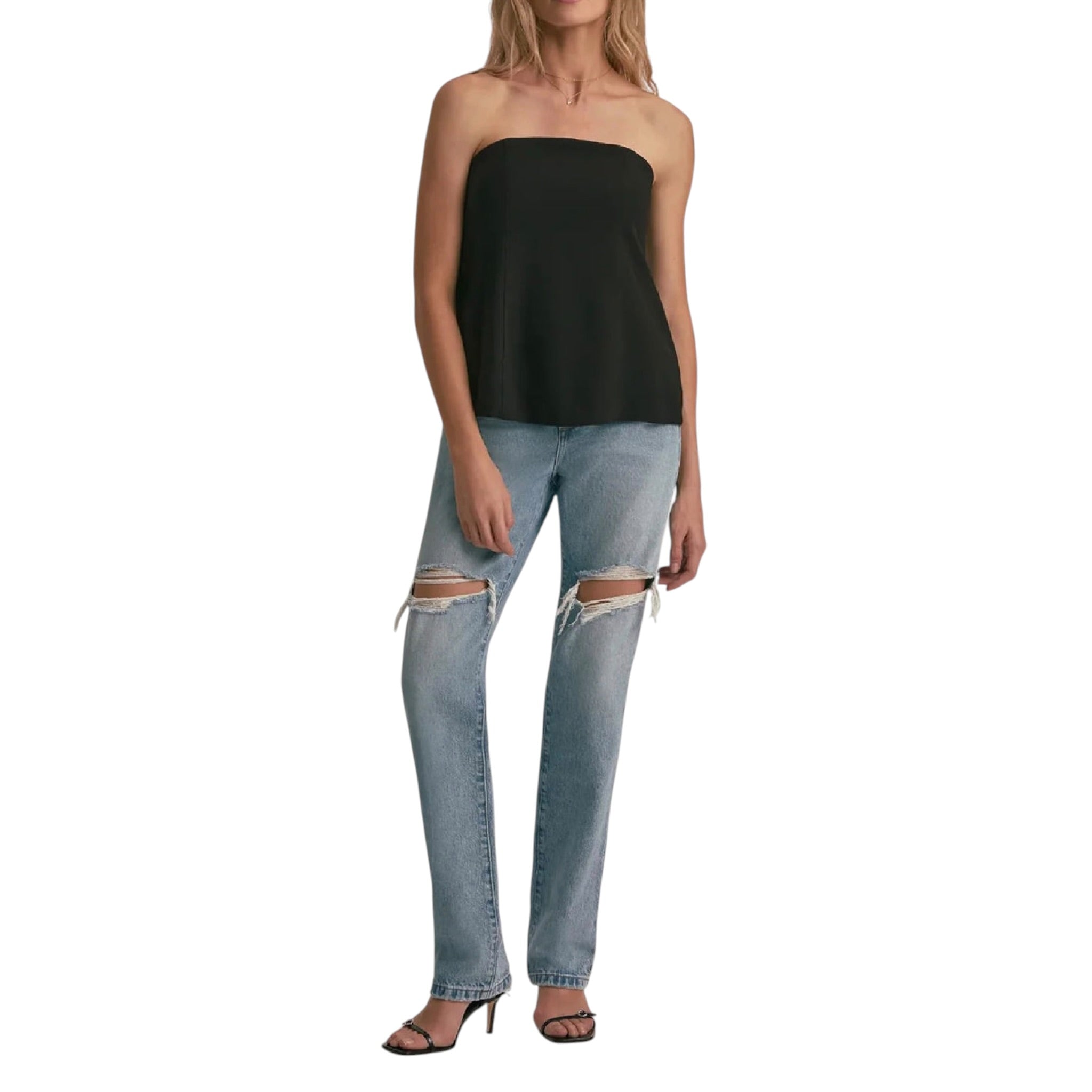 Favorite Daughter Olivia Bustier Top - Black