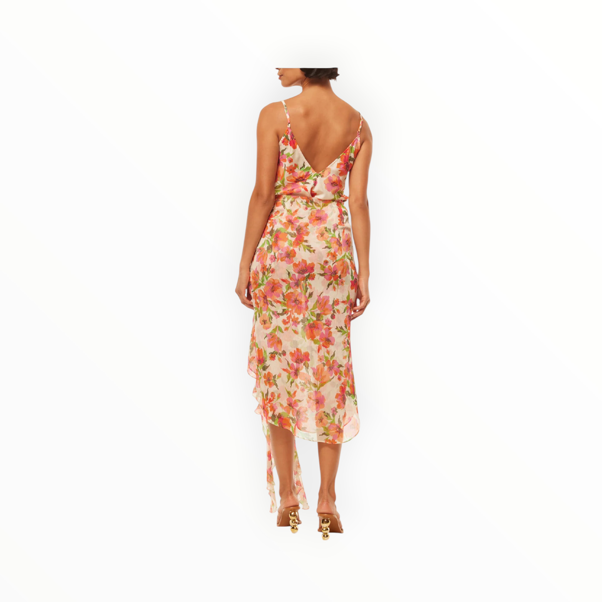 MISA Rena Top - Palmarei Blooms Satin