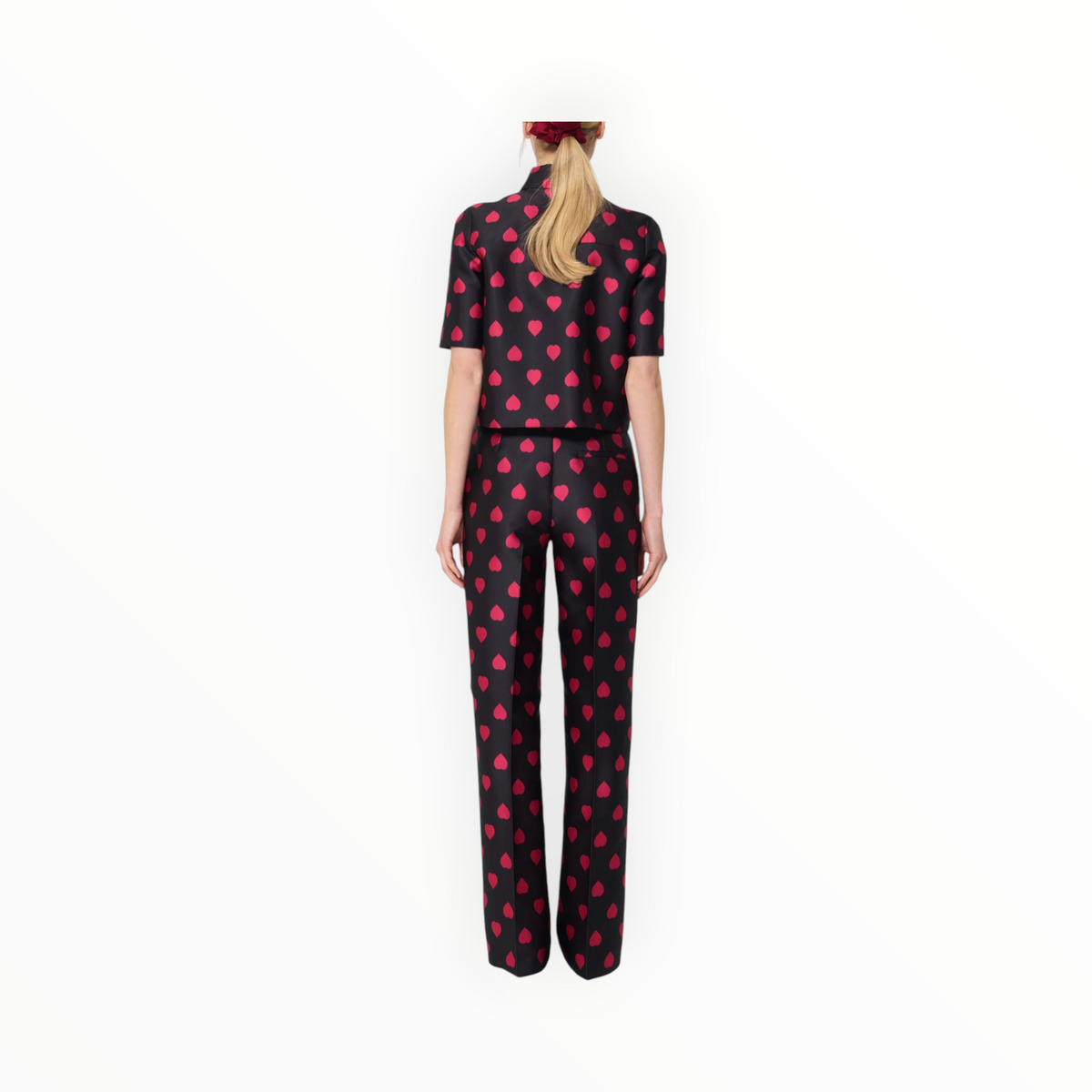 Tara Jamon Carolane Shirt - Black Heart Print
