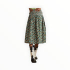 Sea New York Peggy Floral Print Voile Skirt - Forest