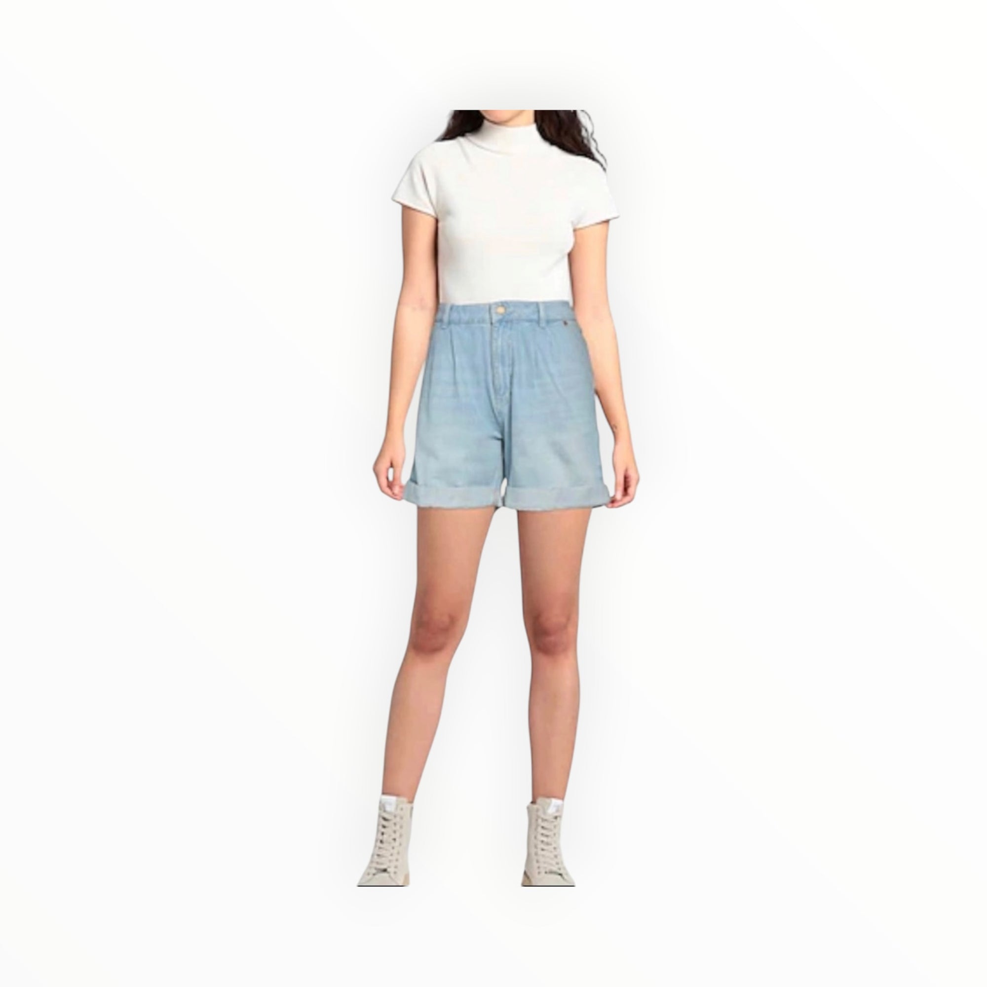 Essentiel Antwerp Denim Shorts - Blue