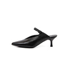 Halmanera Tania Mule With Strap - Nero