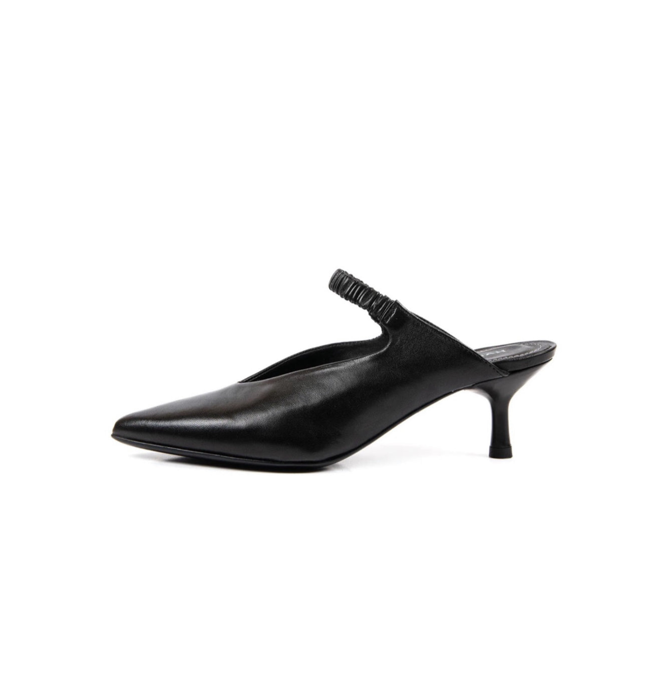 Halmanera Tania Mule With Strap - Nero