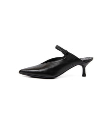 Halmanera Tania Mule With Strap - Nero
