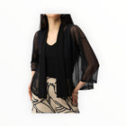 Joseph Ribkoff Sheer Kimono - Black