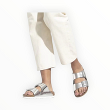 Birkenstock Arizona - Narrow Fit - Metallic Silver