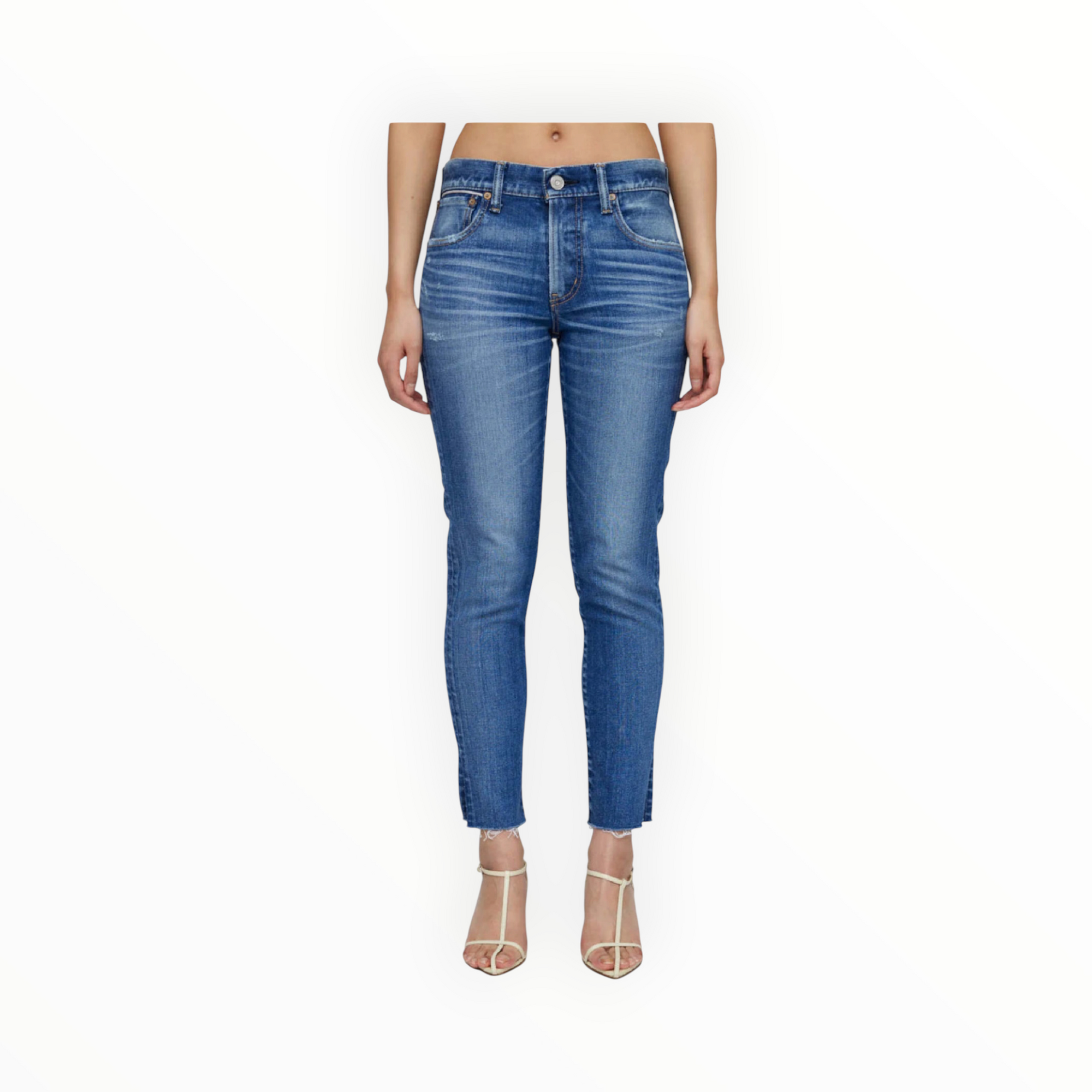 Moussy Vintage Appleton Skinny Jeans - Blue