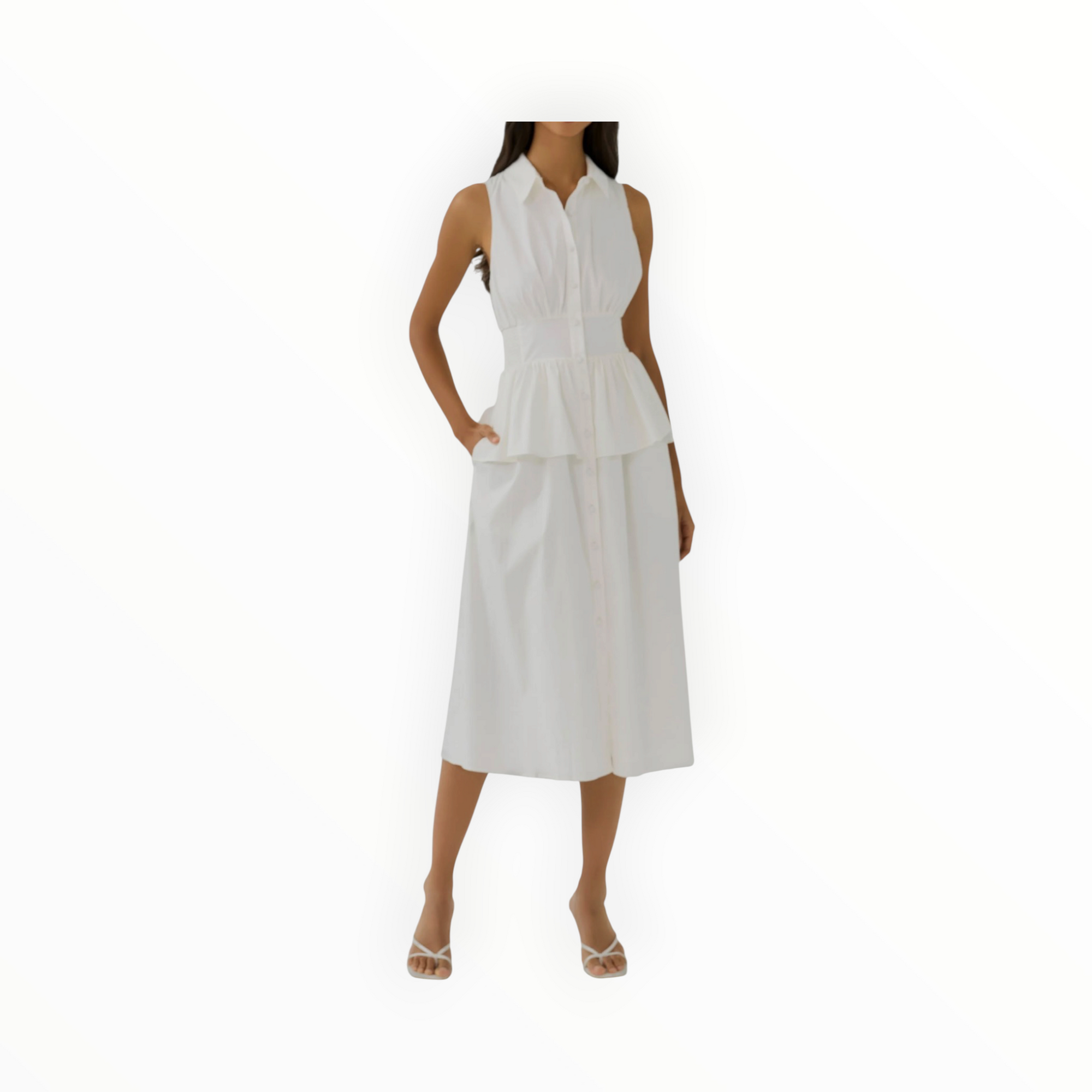 Hutch Paulette Dress - White