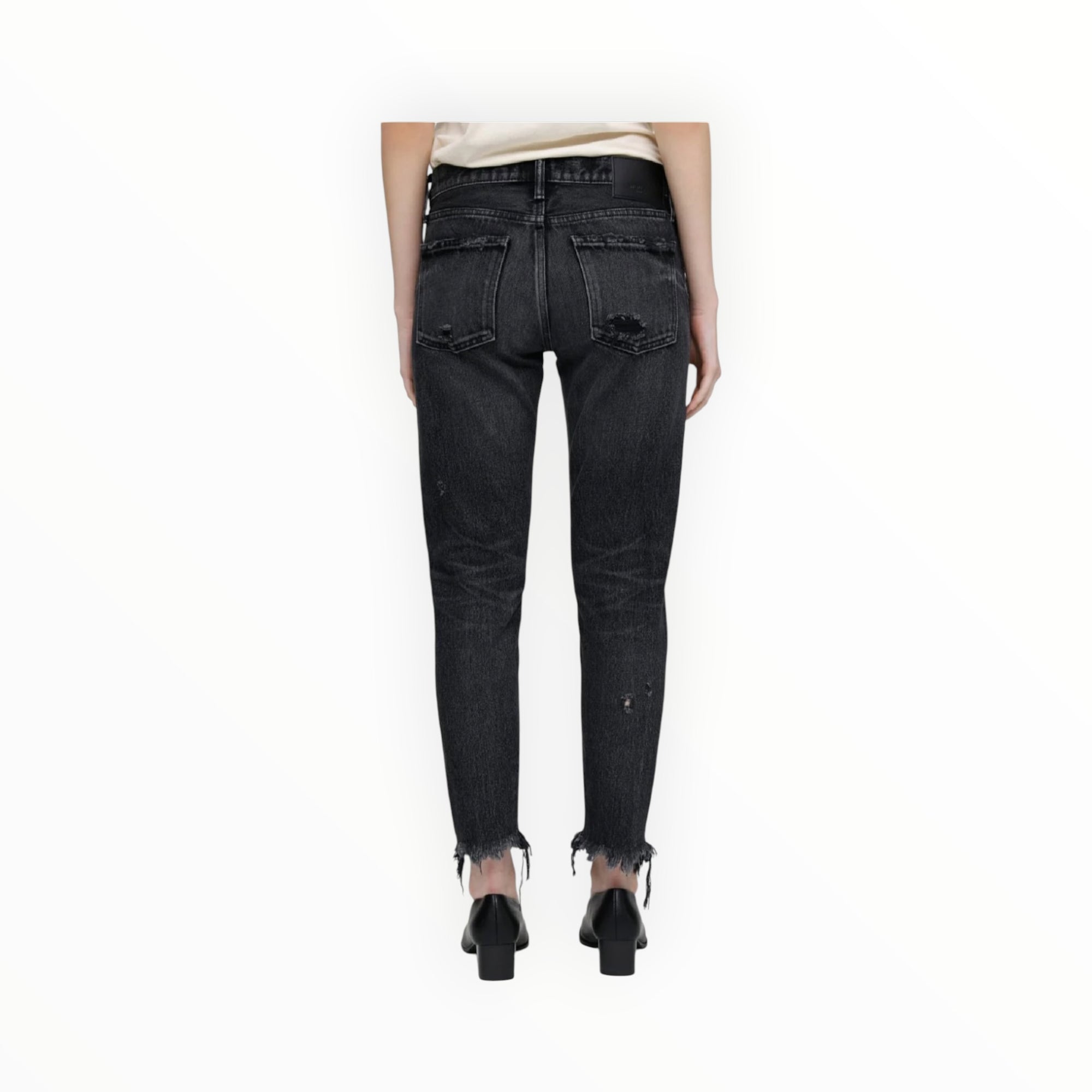 Moussy Vintage Keller Tapered Jeans - Black