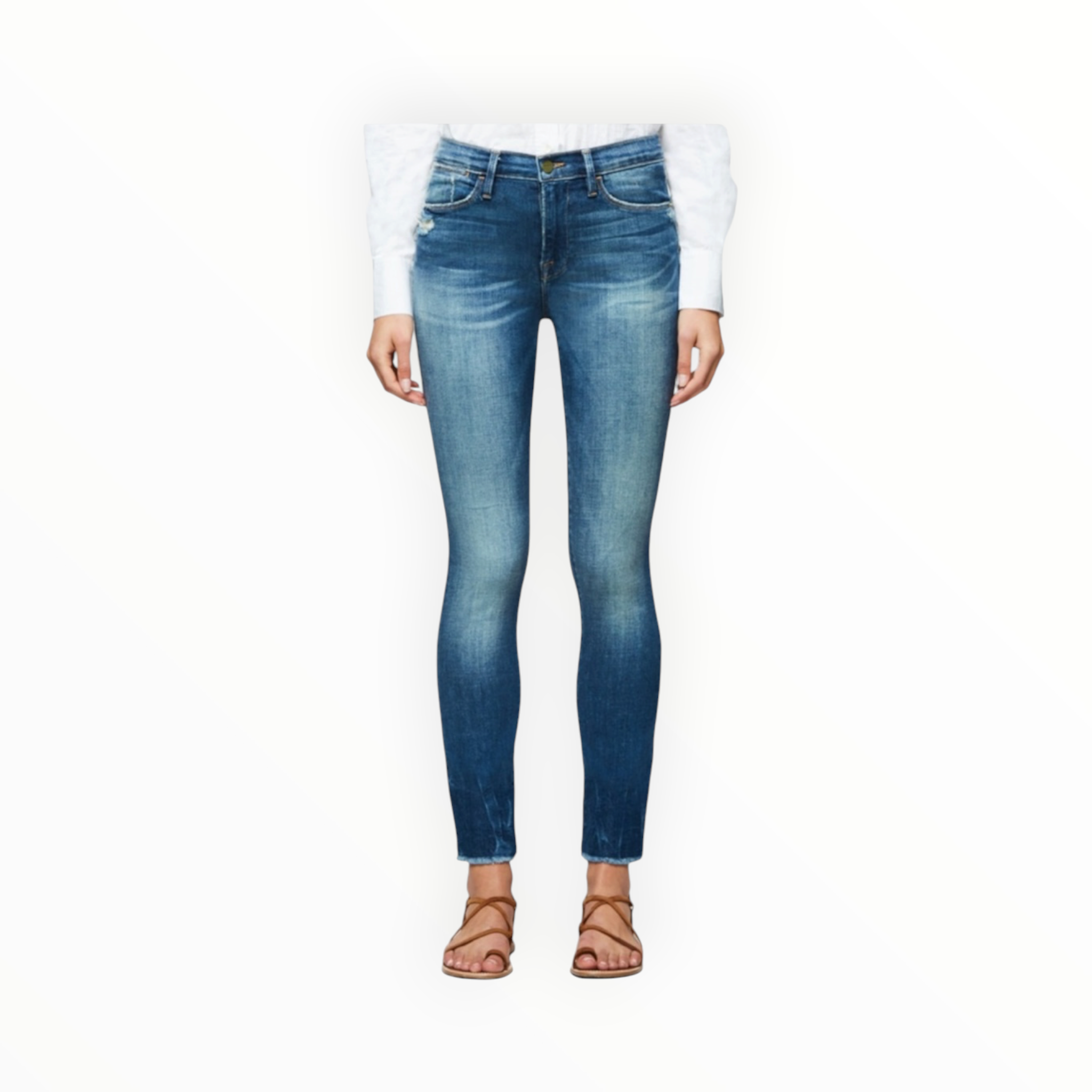 Frame Le High Straight Jeans - Wellboro