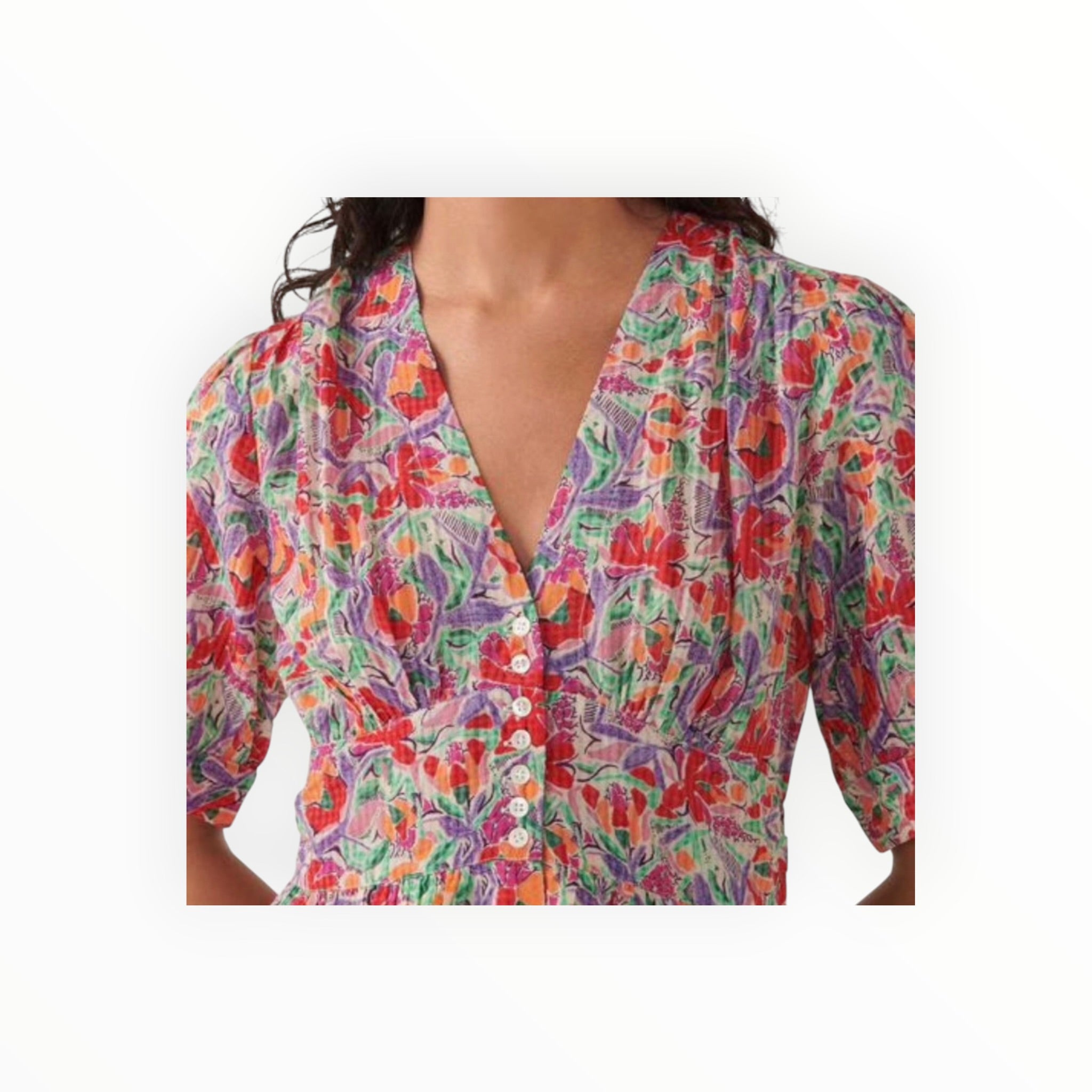 ba&sh Anelia Dress - Ecru