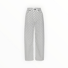 Frame The Bow Crop - White Polka Dot