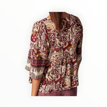 ba&sh Zarry Print Top - Ecru