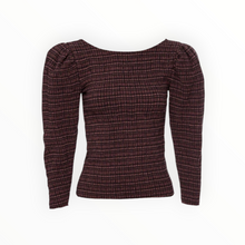 Nation Ltd Aurora Long Sleeve Top - Tartan Plaid