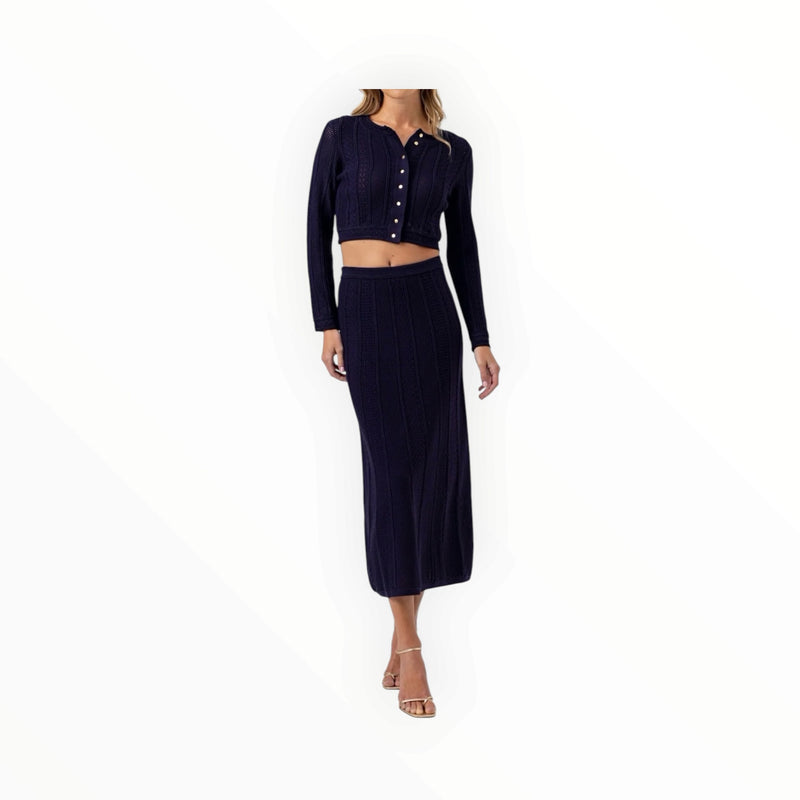 sundays Clara Skirt - Navy