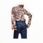 Cara Cara Sundance Top - Abstract Cheetah Ivory