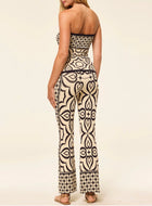 MISA Orla Pants - Blue Mosaic Tile Mix