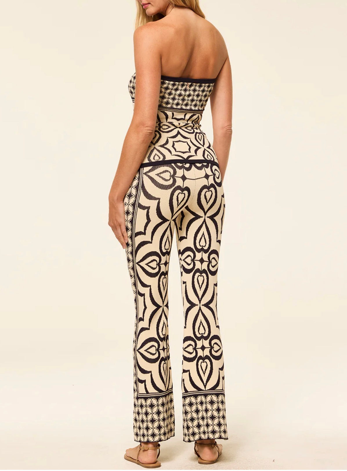 MISA Orla Pants - Blue Mosaic Tile Mix