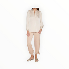 Nouvelle Silk95five Madras Blouse - Almondine