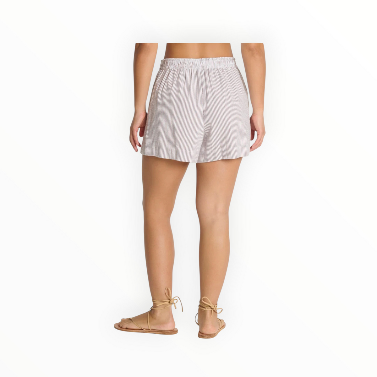 Nation Ltd Josie Short - Praline Stripe