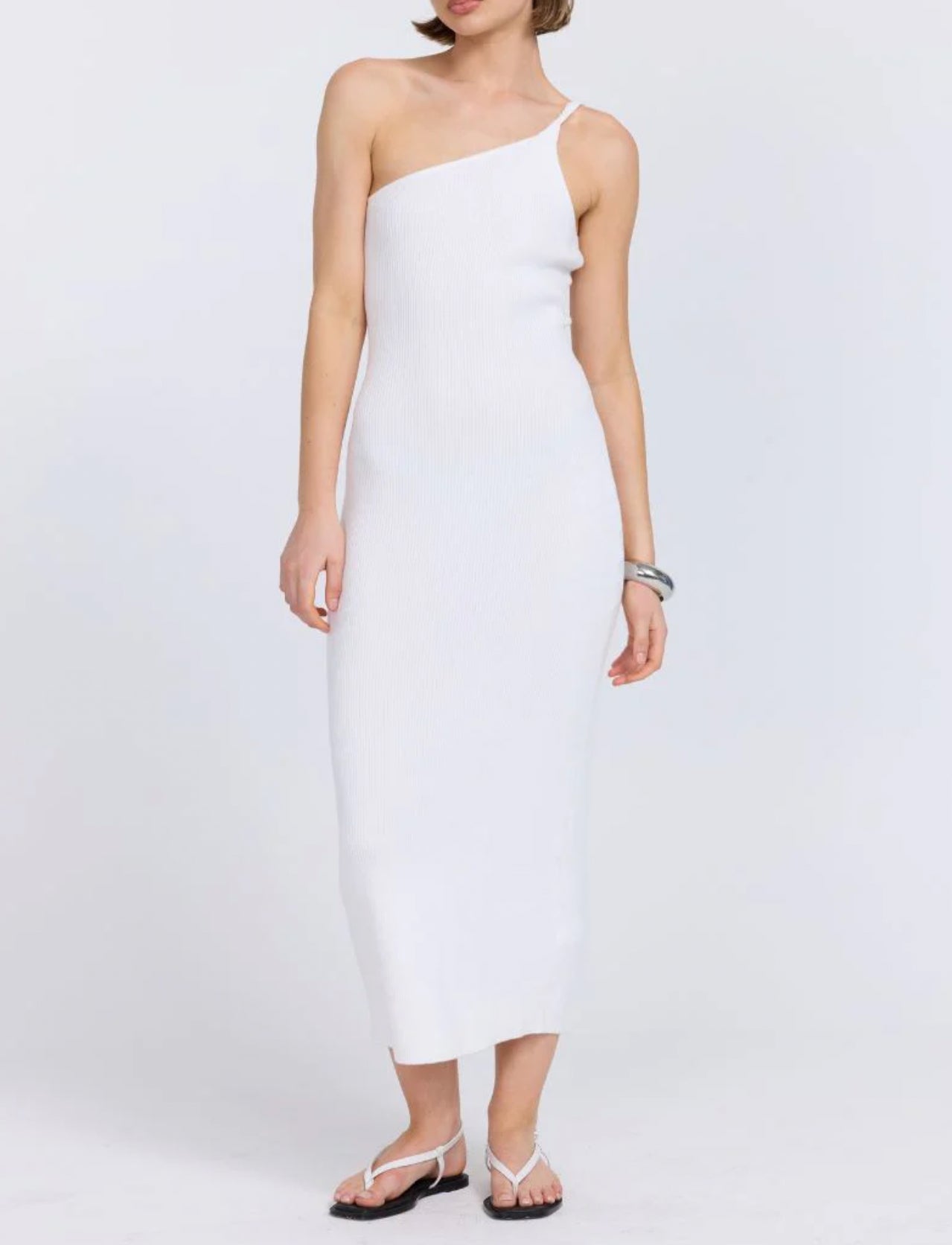 Sovere Studio Duality Layered Dress - Blue/White