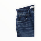 Moussy Vintage Emma Cropped Flare Jeans - Dark Blue