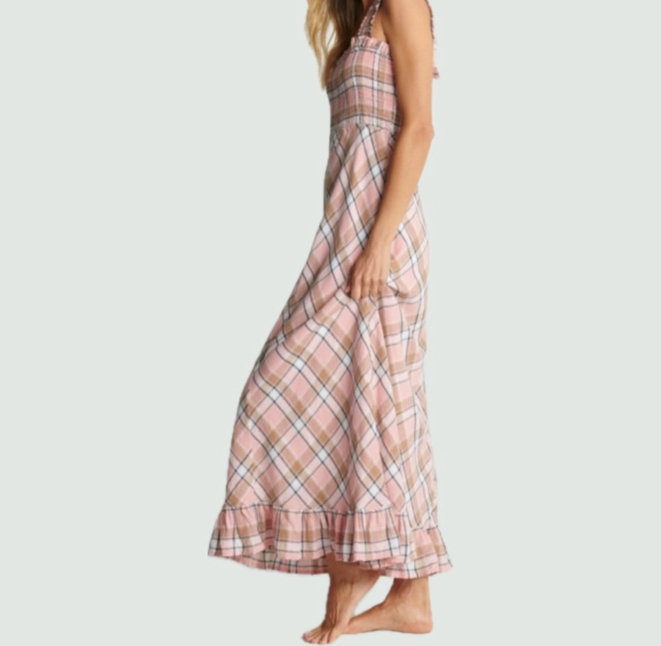 sundays Beau Dress - Crystal Plaid