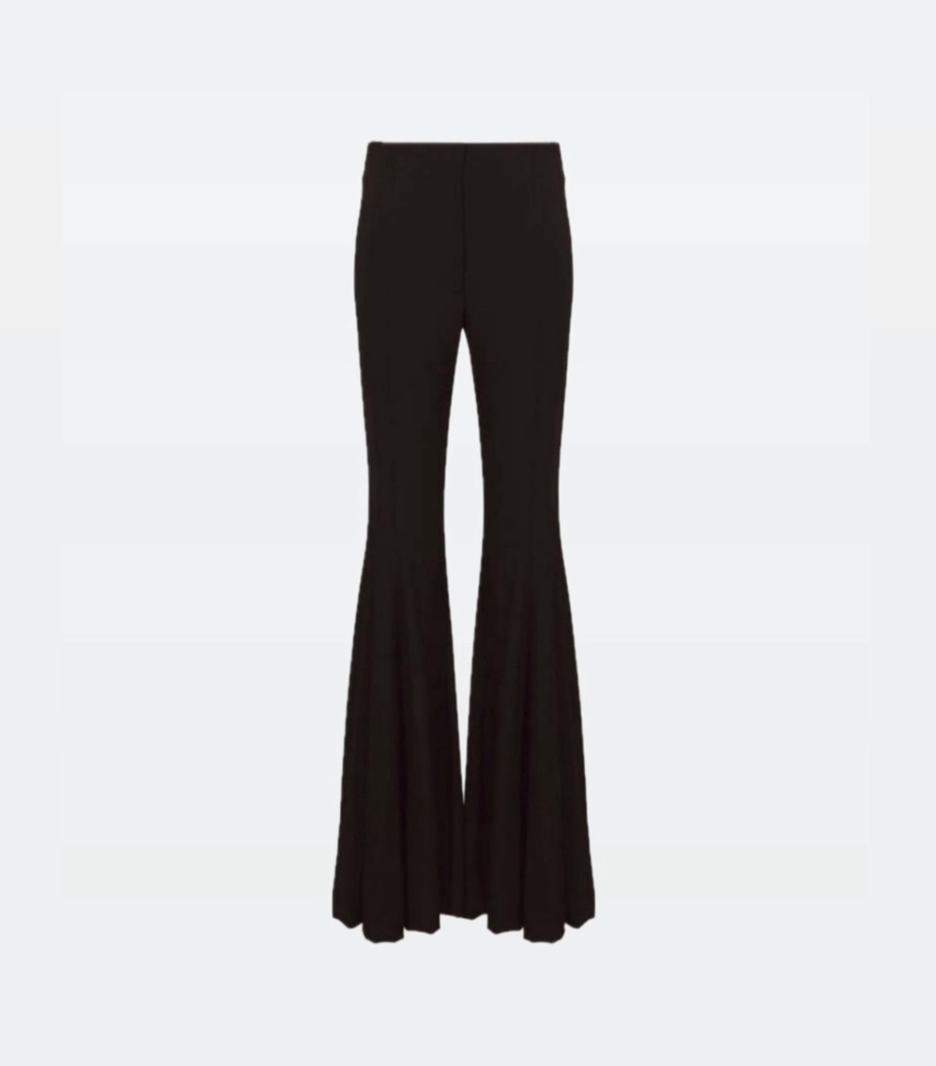 Proenza Schouler Viscose Suiting Wide Leg Pants - Black