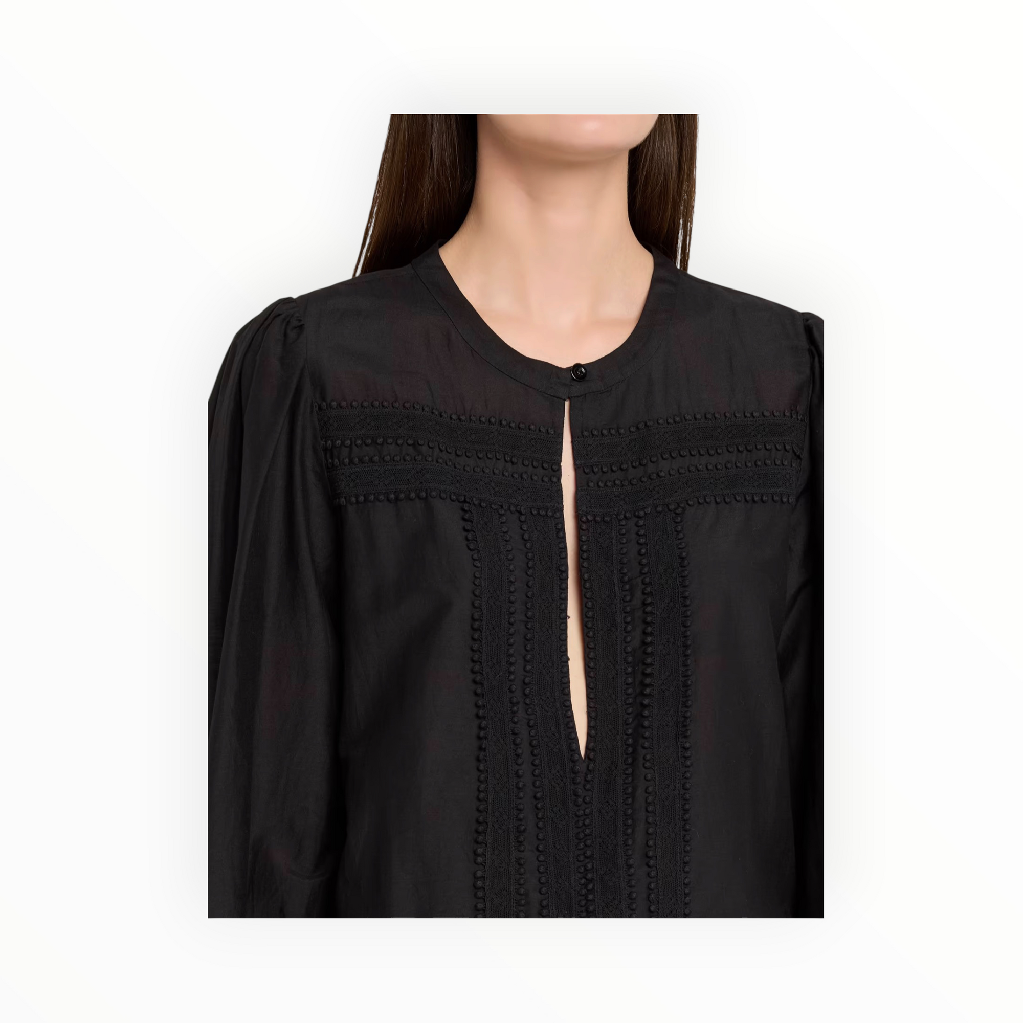 Re/Done Tate Blouse - Black