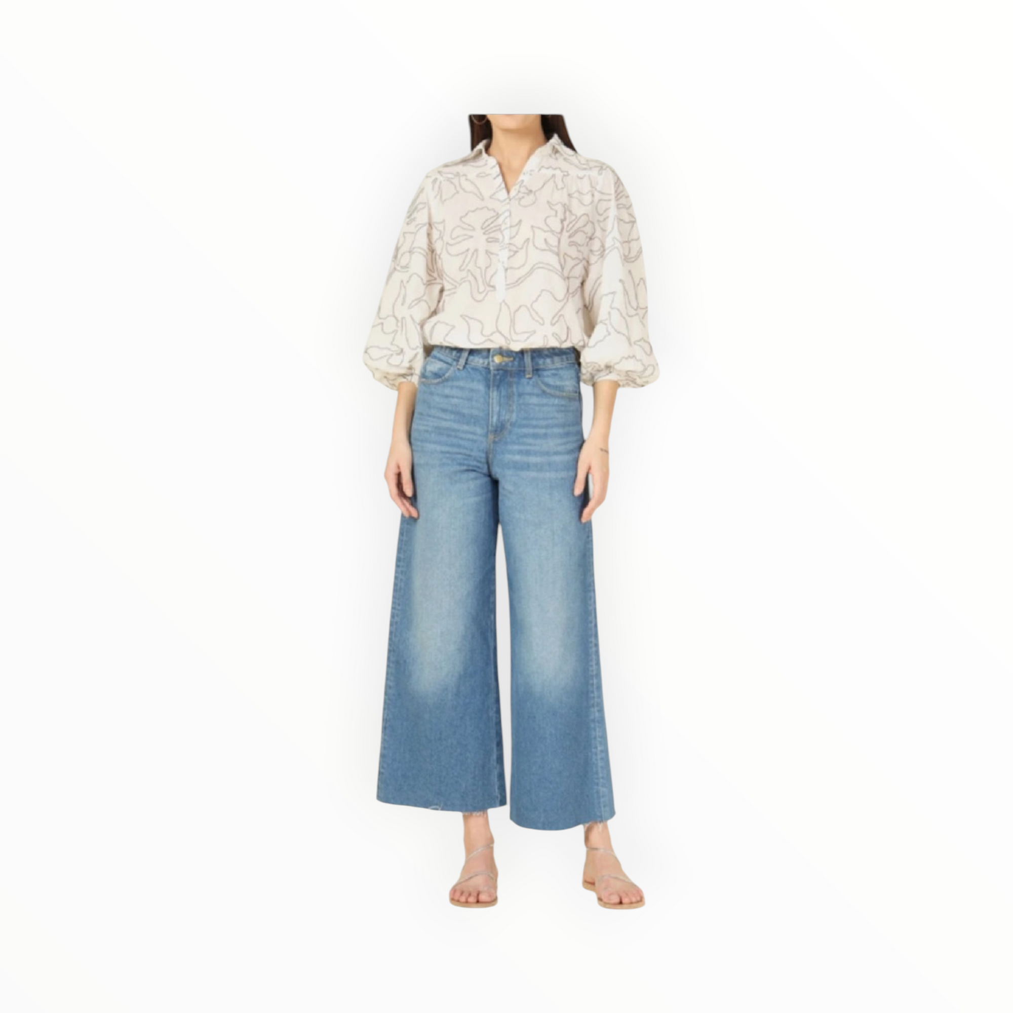 Omika Sierra Blouse - Uma Coconut