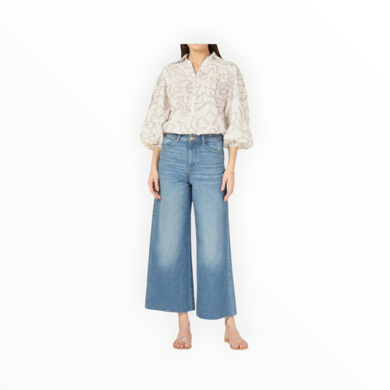 Omika Sierra Blouse - Uma Coconut