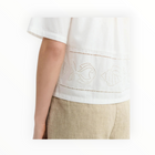 Thinking MU Vainica Ane Blouse - White