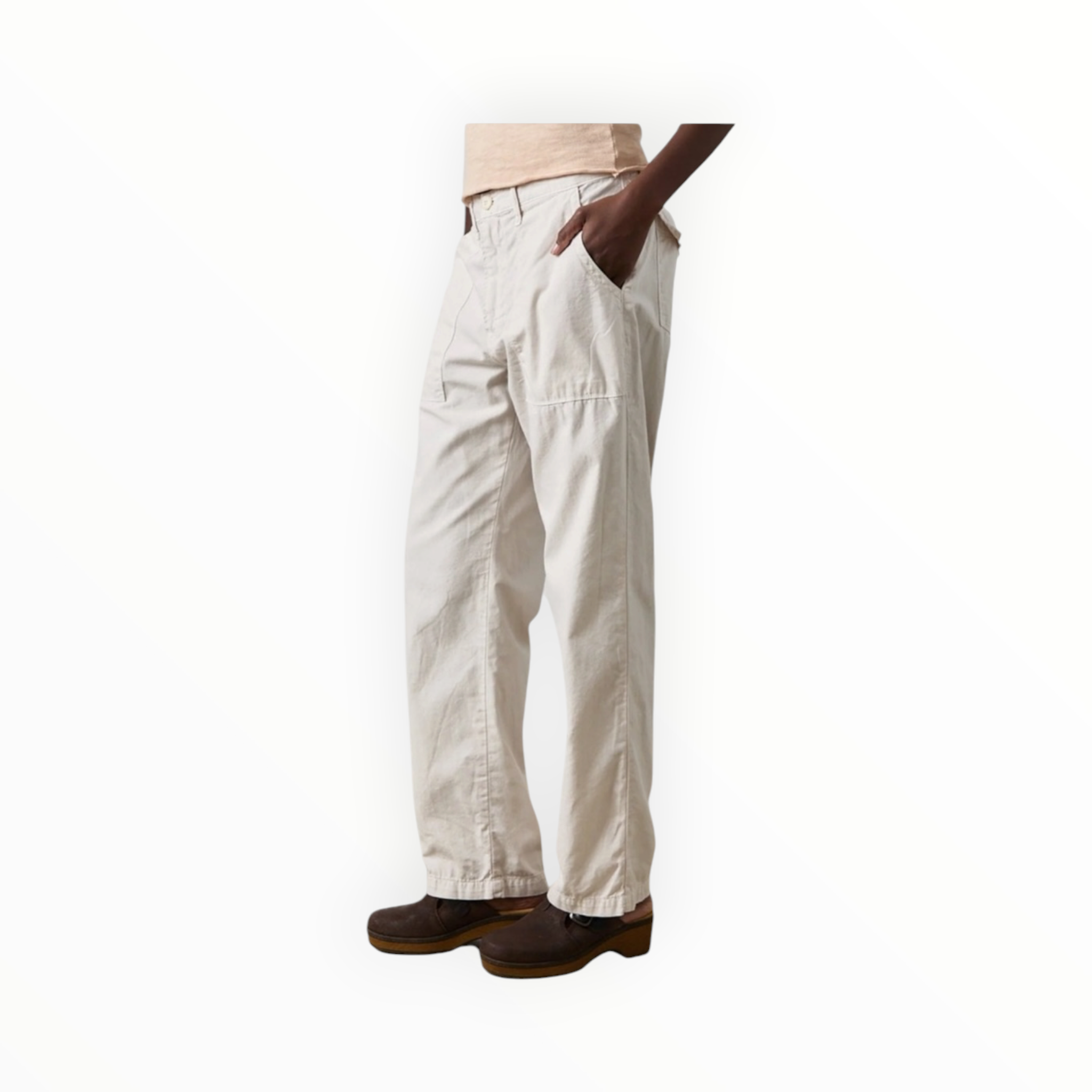 NSF Kennedy Trouser - Soft White