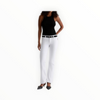AG Jeans Angel Low-Rise Boot Cut - Gallery White