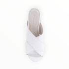 Chocolate Blu Winner Wedge - Patent White