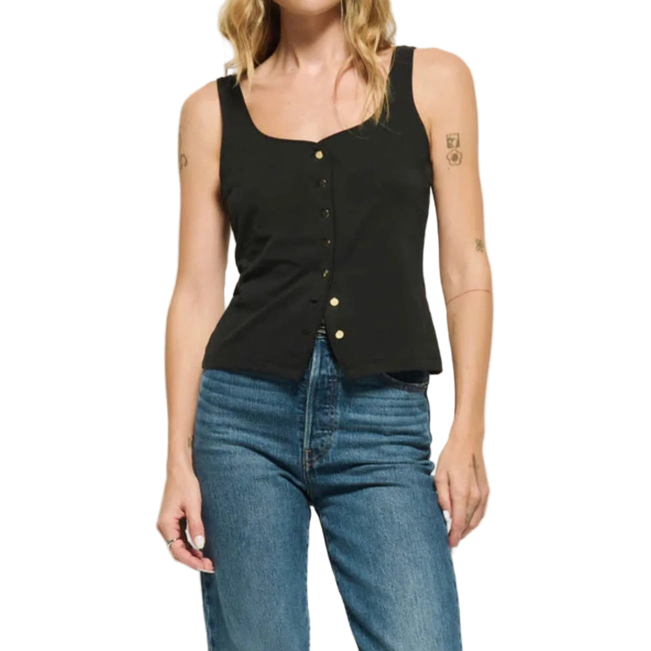 Nation Ltd Brya Tank - Jet Black