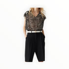 ba&sh Bronx Short Sleeve Top - Noir