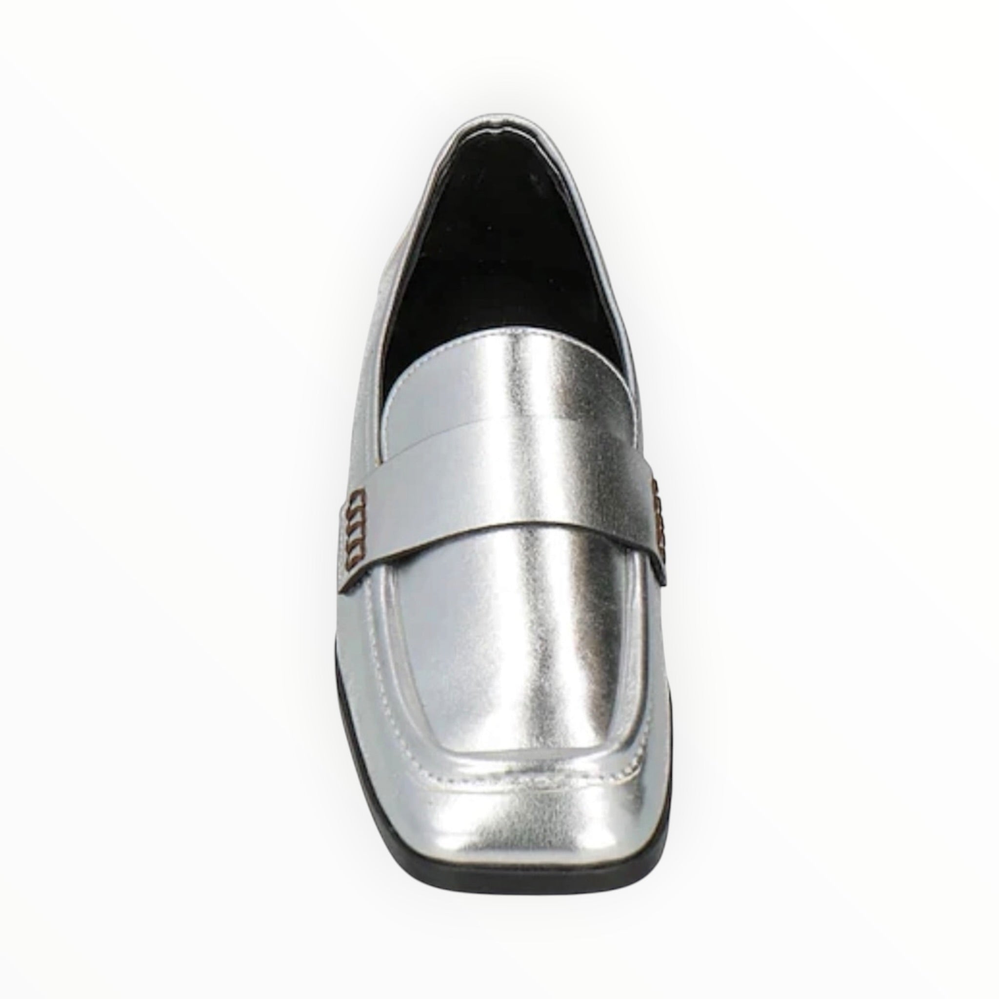Beatrice b. Metallic Loafer - Silver