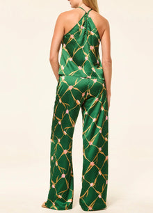 MISA Izzie Pants - Tulip Lattice Satin