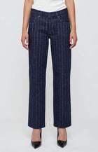 Moussy Vintage Syosset Low-Rise Straight - Mix Navy 147