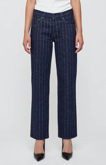 Moussy Vintage Syosset Low-Rise Straight - Mix Navy 147