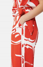 Suncoo Jahel Trousers - Red/White