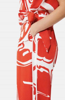 Suncoo Jahel Trousers - Red/White