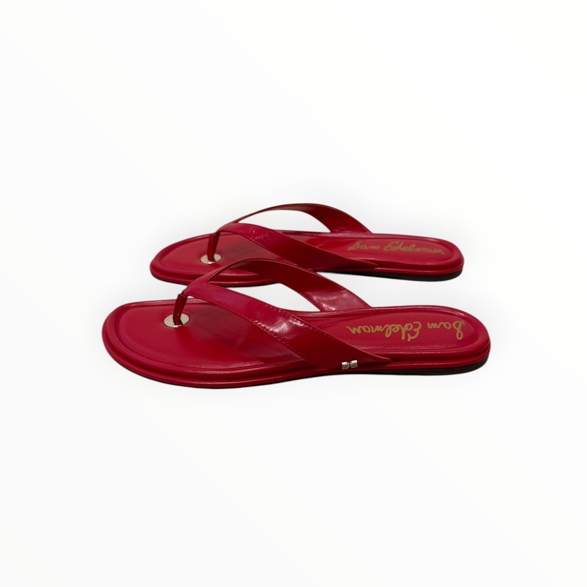 Sam Edelman Remi Leather Flip Flop - Red