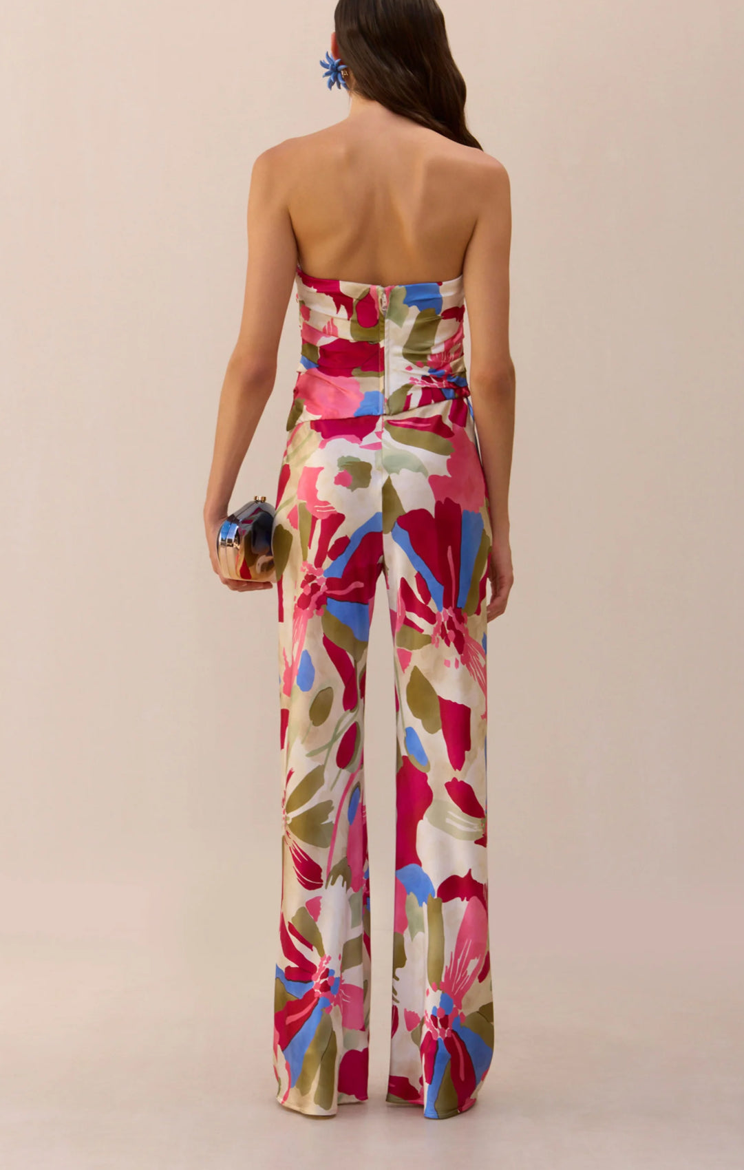 Cult Gaia Stacie Pant - Color Floral Rosette
